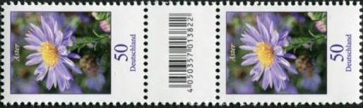 0,50€, Mi.Nr.2463 **  500er Rolle SZ2 mit 1 stelliger Nr. ungerade, EAN Code A