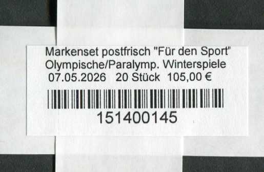 BU-Label von MH 134