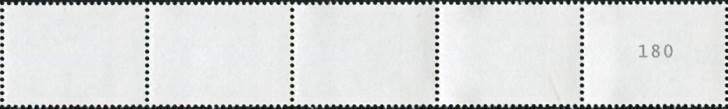2,00€, Mi.Nr.3556 **  200er Rolle 5er Streifen ohne EAN Code, 3stellig gerader Nr. Typ 2