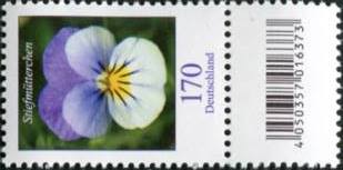 1,70€, Mi.Nr.3473 **  100er Rolle SZ1 mit 2 stelliger Nr. ungerade, EAN Code A,  Nr Typ 2