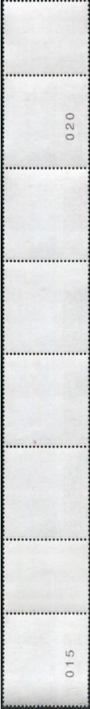 0,10€, Mi.Nr.3723 **, 6er Streifen mit 2x EAN Code, 2 oder 3 stelliger Nr. 