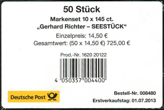 FB032 Verpackungslabel 3, Produkt Nr. beginnt leicht rechts vom Barcode