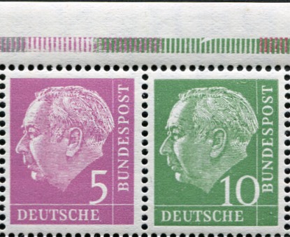 Bund ZDR W19 YI.I , d ** Oberrand rechts