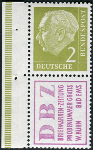 Bund ZDR S13 ** Seitenrand