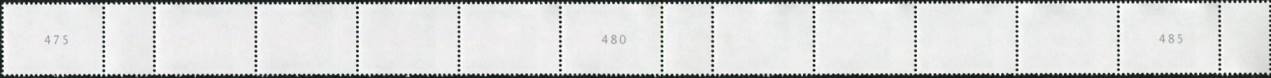 0,10€, Mi.Nr.3314 **  500er Rolle 11er Streifen 3x EAN Code A, Nr. Typ 2, 3-3-3stellig Nr, u-g-u