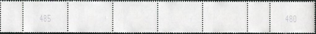 0,70€, Mi.Nr.3189 **  500er Rolle 6er Streifen 2x EAN Code A, 3-3stellig Nr