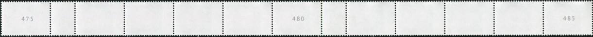0,05€, Mi.Nr.3296 **  500er Rolle 11er Streifen 2x EAN Code B, Nr. Typ 2, 3-3-3stellig Nr, u-g-u