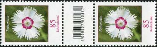 0,85€, Mi.Nr.3116 **  200er Rolle SZ2 mit 1 stelliger Nr. ungerade, EAN Code A