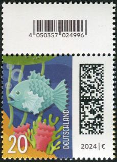 0,20€, Mi.Nr.3861 ** ,SZ3 ,mit EAN Code ohne Nr.