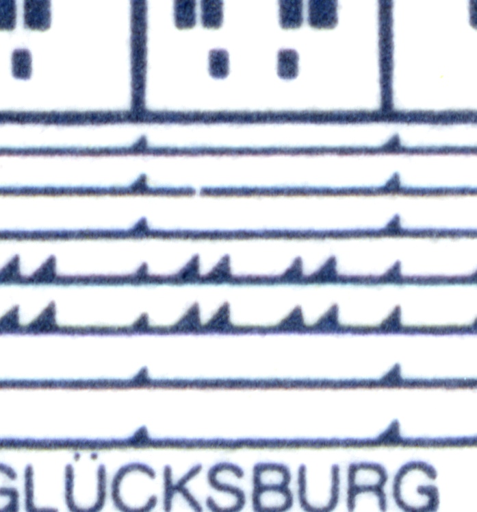 MH 22II amk3, gestempelt, A 50mm, NH mit PLF XXVIII