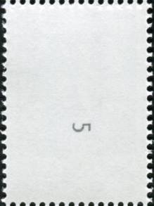 0,30€, Mi.Nr. 3509 ** 100er Rolle, Einzelmarke 1stellig ungerade Nr. Typ 2