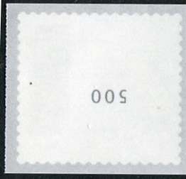 0,85€, Mi. Nr. 3652 III **, RA 1 Nr. kopfstehend, 500er Rolle