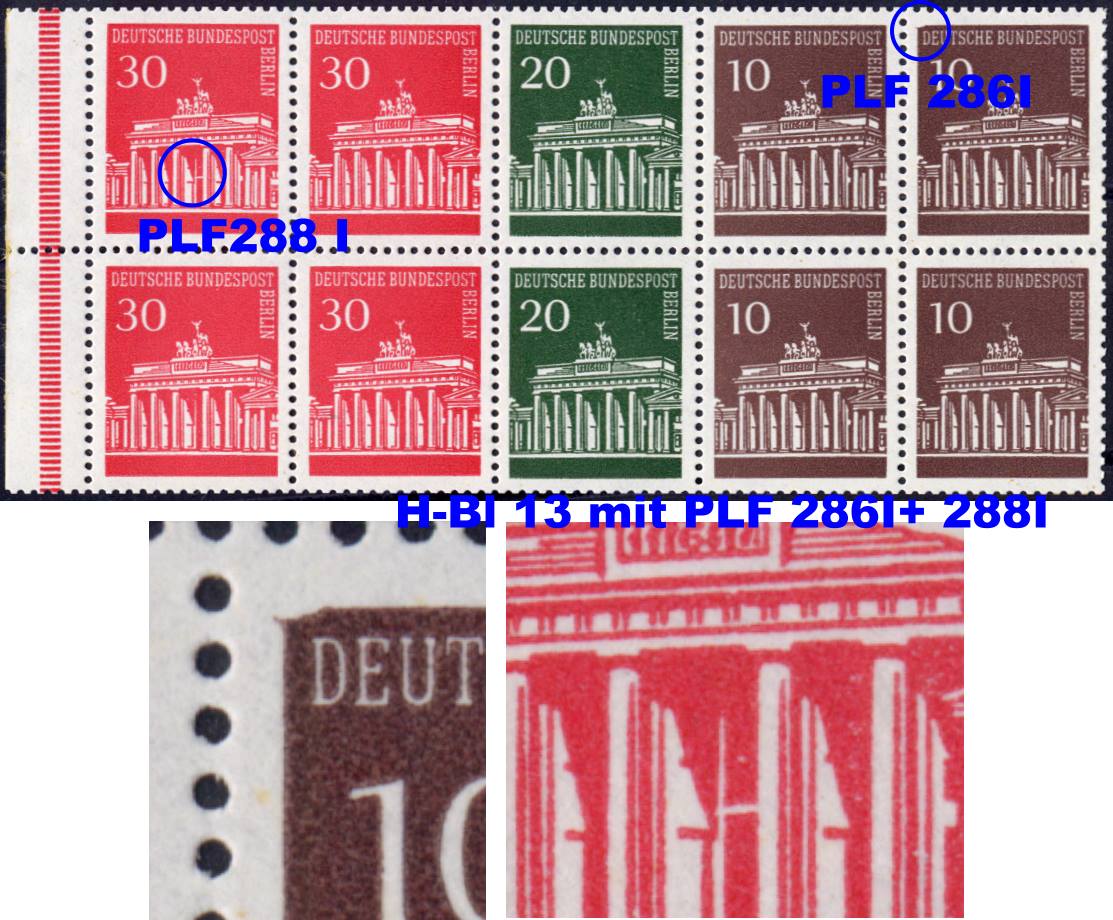 BE-H-Blatt 13 **, RLV IV mit PLF 286I + 288I