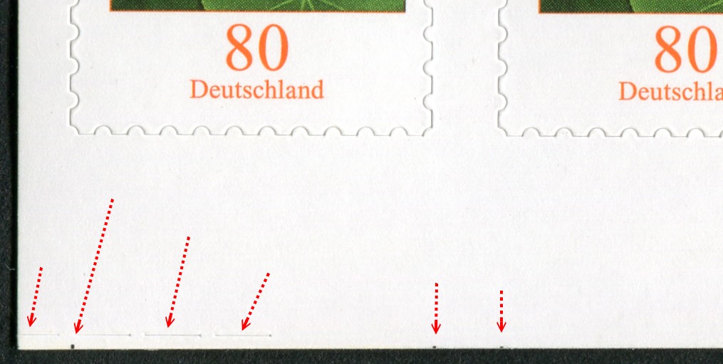 FB 089a ** Schnittmarkierung MS, li, u, s + Stanze 