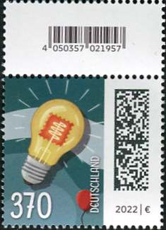 3,70€, Mi. Nr. 3715 **, SZ3 ohne Nr. ,EAN Code