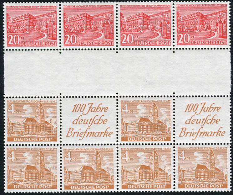 Berlin ZDR W6 + SZ3B ** Bogenteil