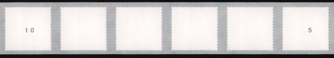 0,85€, Mi.Nr.3652 IV ** 100er Rolle, 6er Streifen mit 1-2stelliger Nr. ,ohne 0