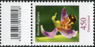 4,50€, Mi.Nr.3191 **  100er Rolle SZ3 ohne Nr., EAN Code A