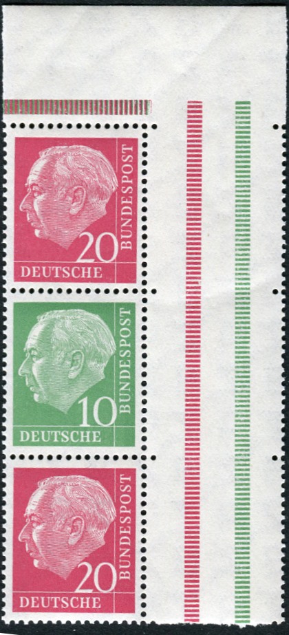 Bund ZDR S34 ** Oberrand mit Zwischensteg