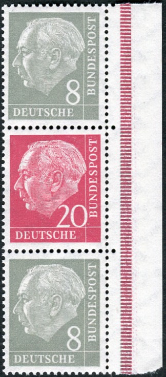 Bund ZDR S50 X ** Seitenrand rechts mit RLV durchgehend