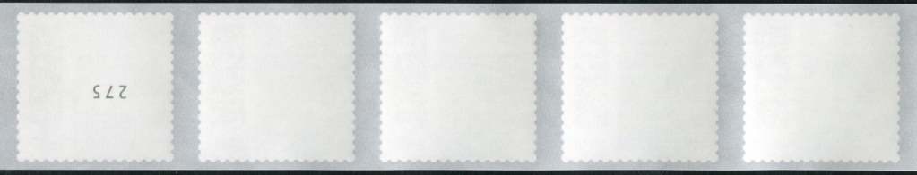 1,00€, Mi.Nr.3653 III **, 5er Streifen Nr. 3stellig ungerade, kopfstehend, 500er Rolle