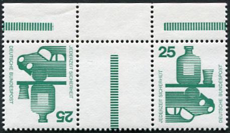 Bund ZDR KZ8.5 ** Oberrand, Strl bis etwa Unterkante Wertziffer 25