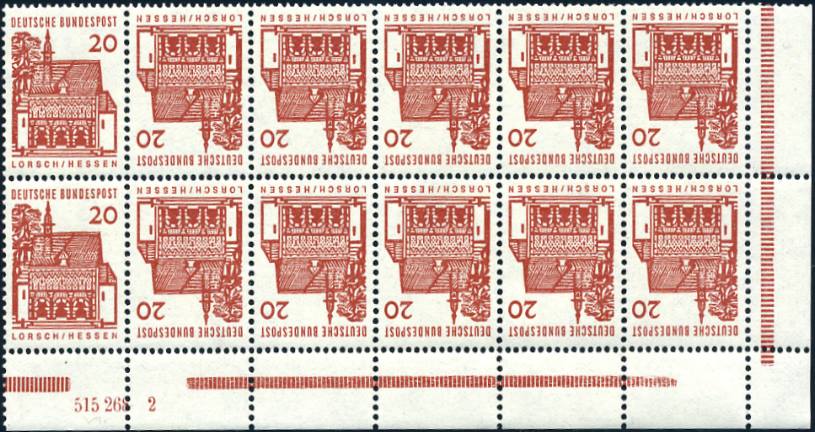 H-Blatt 16 RLV I ** Eckrand unten rechts + HAN ...2