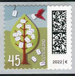0,45€, Mi. Nr. 3713 **, 500er Rolle Einzelmarke ohne Nr