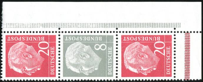 Bund ZDR ER S52 YII ** Eckrand unten rechts
