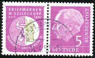 Bund ZDR W8 gestempelt