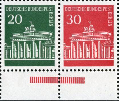Berlin Zdr W45 ** Unterrand Typ 1