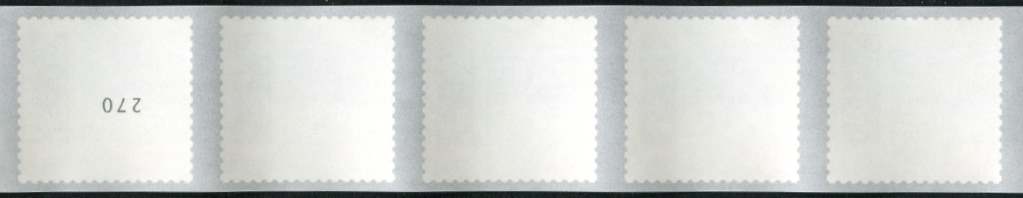 1,00€, Mi.Nr.3653 III **, 5er Streifen Nr. 3stellig gerade, kopfstehend, 500er Rolle