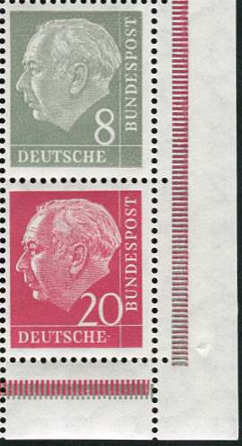 Bund ZDR ER S49 X. 2 ** Eckrand unten rechts