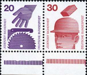 Bund ZDR W40 ** Unterrand dgz