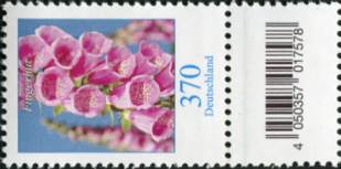 3,70€, Mi.Nr.3501 ** 100er Rolle SZ1 mit 1 stelliger ungerader Nr. Typ 2, EAN Code B