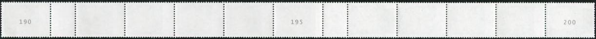0,20€, Mi.Nr.3315 **  200er Rolle RA 11er Streifen, 2x EAN Code A; Nr Type 2