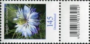 1,45€, Mi.Nr.3351 **  500er Rolle SZ1 mit 1 stelliger Nr. ungerade, EAN Code A