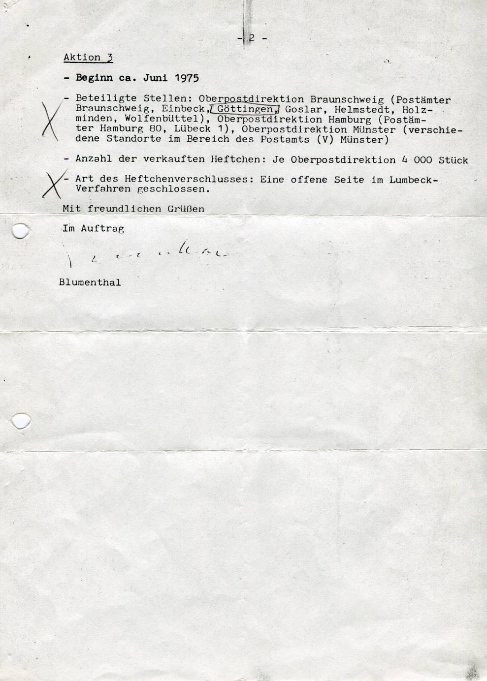 MH 20b ** mit Lumbeck Verschluss gepr. Schmidl