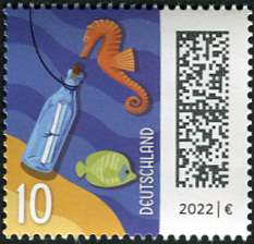 0,10€, Mi.Nr.3723 ** Einzelmarke ohne Nr. ; DMC-Code richtig
