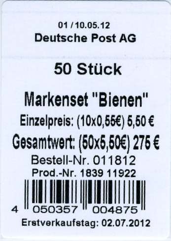 MH 89, Verpackungslabel