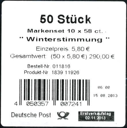 MH 095 Verpackungslabel