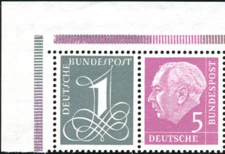 Bund ZDR ER W17 YII.1 ** Eckrand oben links