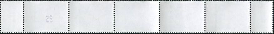 0,80€, Mi.Nr.3469 **  500er Rolle 5er Streifen 2x EAN Code A, 2stellig ungerade Nr