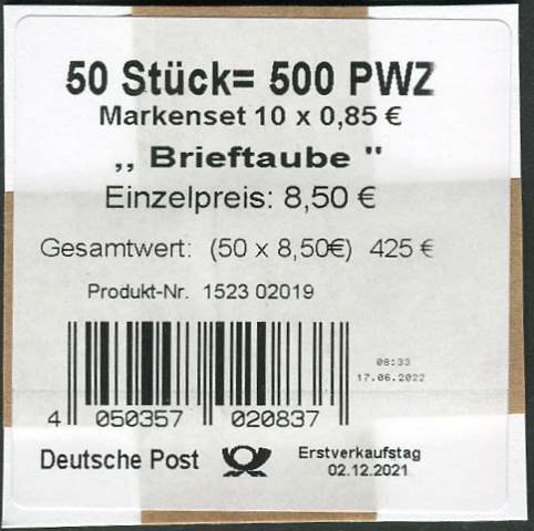 FB 114aII Verpackungslabel, Druck GDL-Leipzig