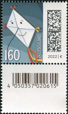 1,60€, Mi.Nr.3647 II **, SZ1, 3 stellig ungerade Nr., Druck RJE