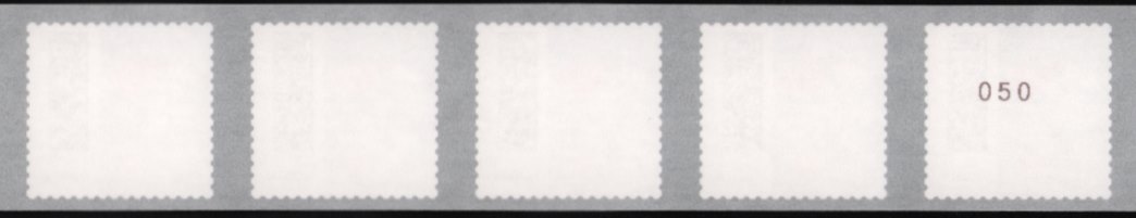 0,61€, Mi.Nr.3744 **, 5er Streifen mit 2stelliger Nr. gerade(0)50, 500er Rolle