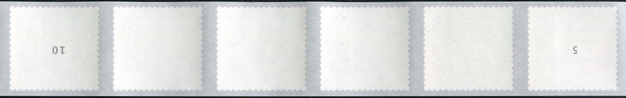 1,80€, Mi.Nr.3874 **, 6er Streifen 2-1stellige Nr., kopfstehend, 100er Rolle