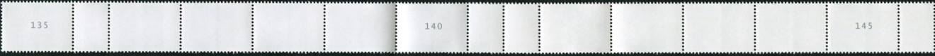0,80€, Mi.Nr.3469 **  200er Rolle 11er Streifen 3x EAN Code A, Nr. Typ 2, 3-3-3stellig Nr, u-g-u