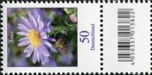 0,50€, Mi.Nr.2463 **  500er Rolle SZ1 mit 1 stelliger Nr. ungerade, EAN Code A