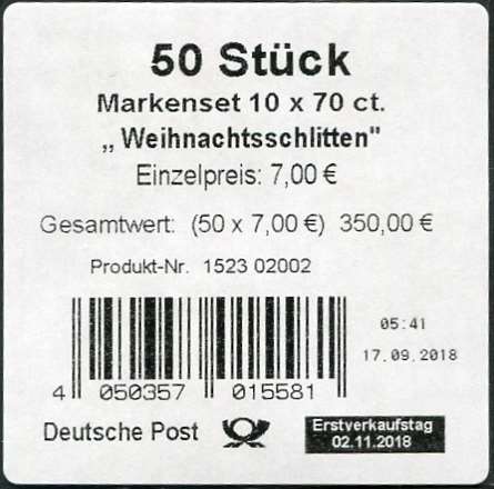 FB80  Verpackungslabel